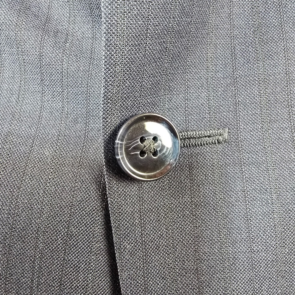 Peter Millar Blazer Jacket Sports Coat Mens‎ 48 Navy Blue 100% Wool Flaw Stain - Picture 6 of 15